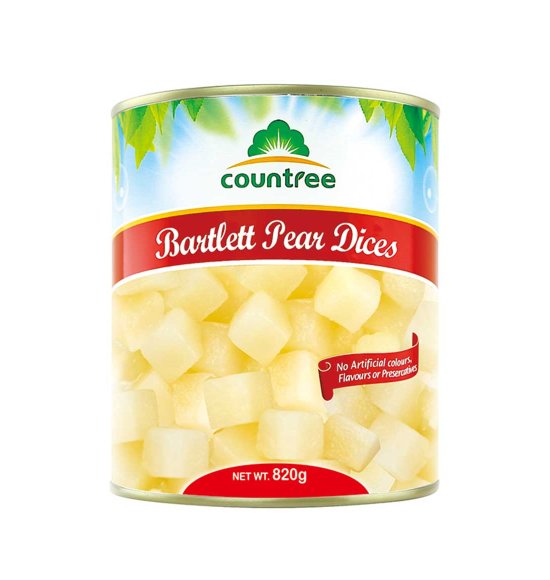 Canned Bartlett Pear dices