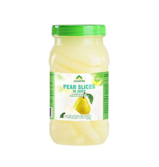 Pear Slice in Fruit Tubs