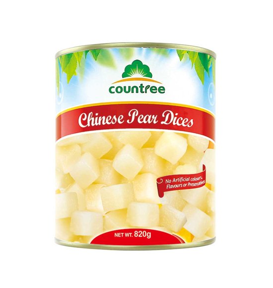 Canned Chinese Pear dices