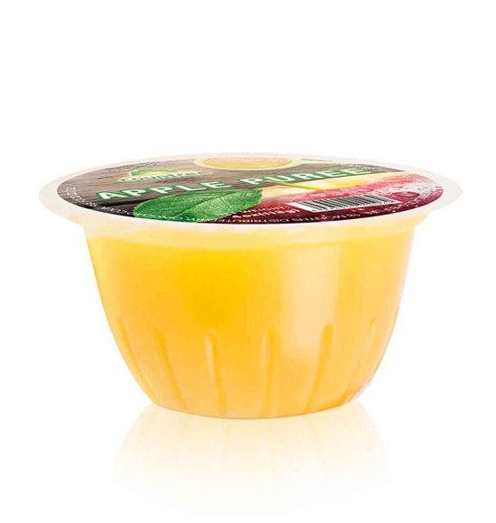 Apple puree in cup 120g