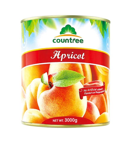 Canned Apricot Halves 3000g