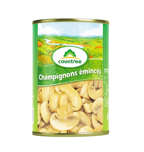 Canned mushroom slices