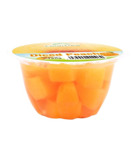 Peach dices 4OZ