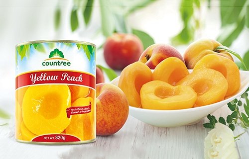 Canned Yellow Peaches
