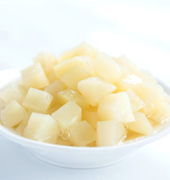 Canned White Peach Dices