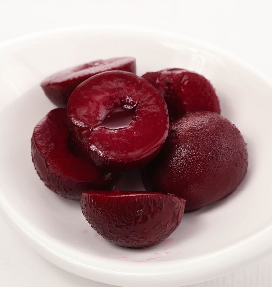 Canned Plum Halves