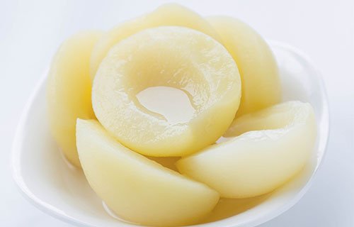 Canned White Peach