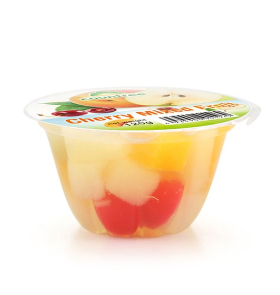 Mixed Fruit Cocktail in Cups
