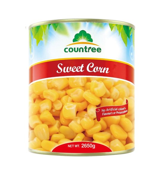 Canned sweet corn 2650ml