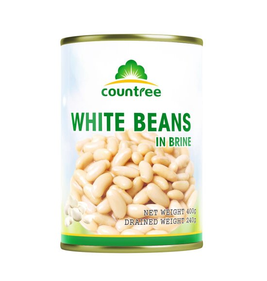Canned white beans in brine