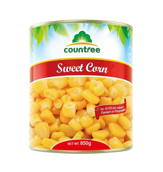 Canned sweet corn 850ml