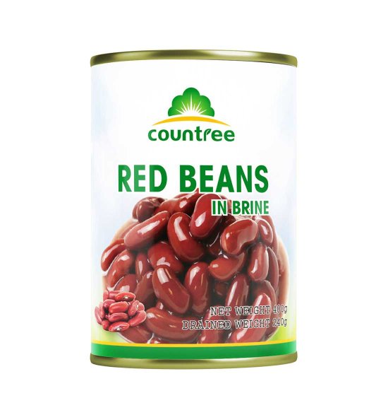 Canned red beans in brine